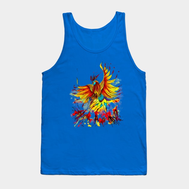 Phoenix Bird Tank Top by IsabelSalvador